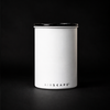 Airscape Kaffeedose aus Metall mit luftdichtem Verschluss, ideal zur Frischebewahrung von Kaffee, sichtbar in der Abbildung