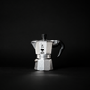 Bialetti Moka Express Espressokocher aus Edelstahl mit Griff und Deckel, für klassischen Kaffee auf Herdplatten